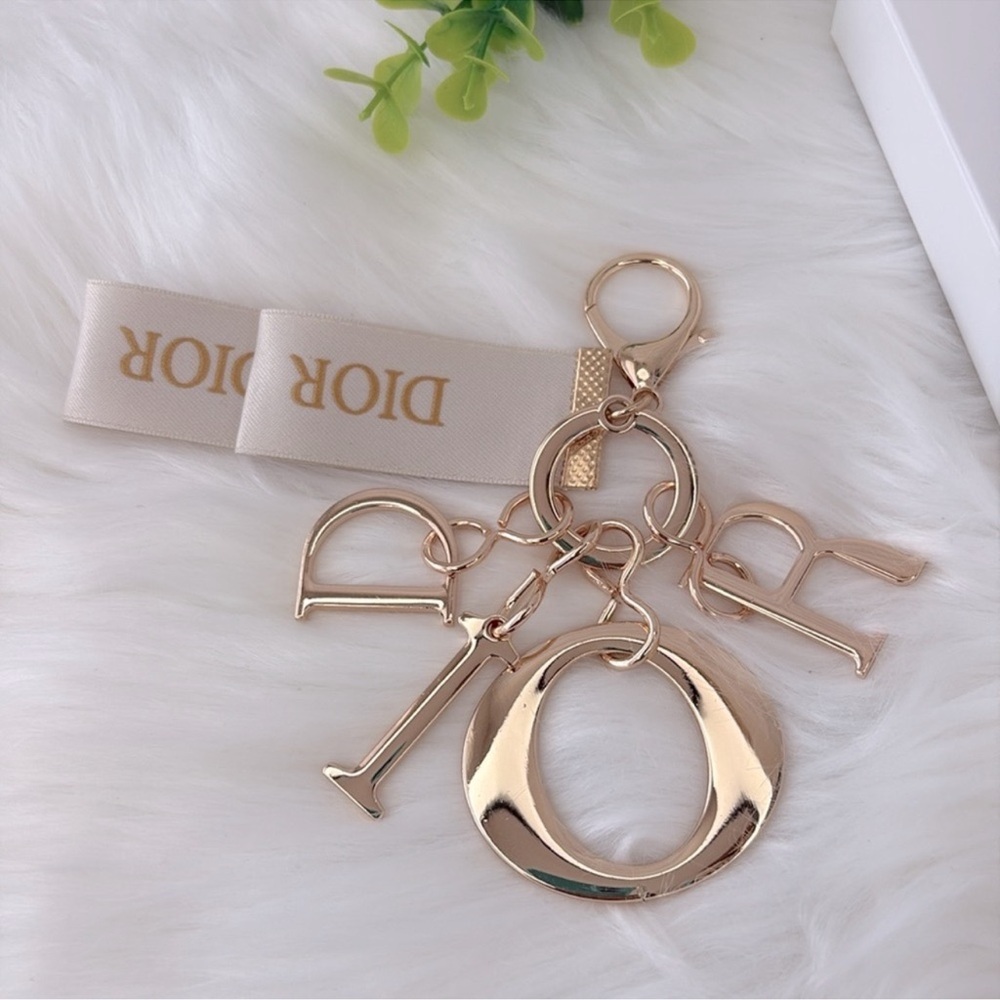 Dior Gold Letter Keychain/Bagcharm - Picture 2 of 5
